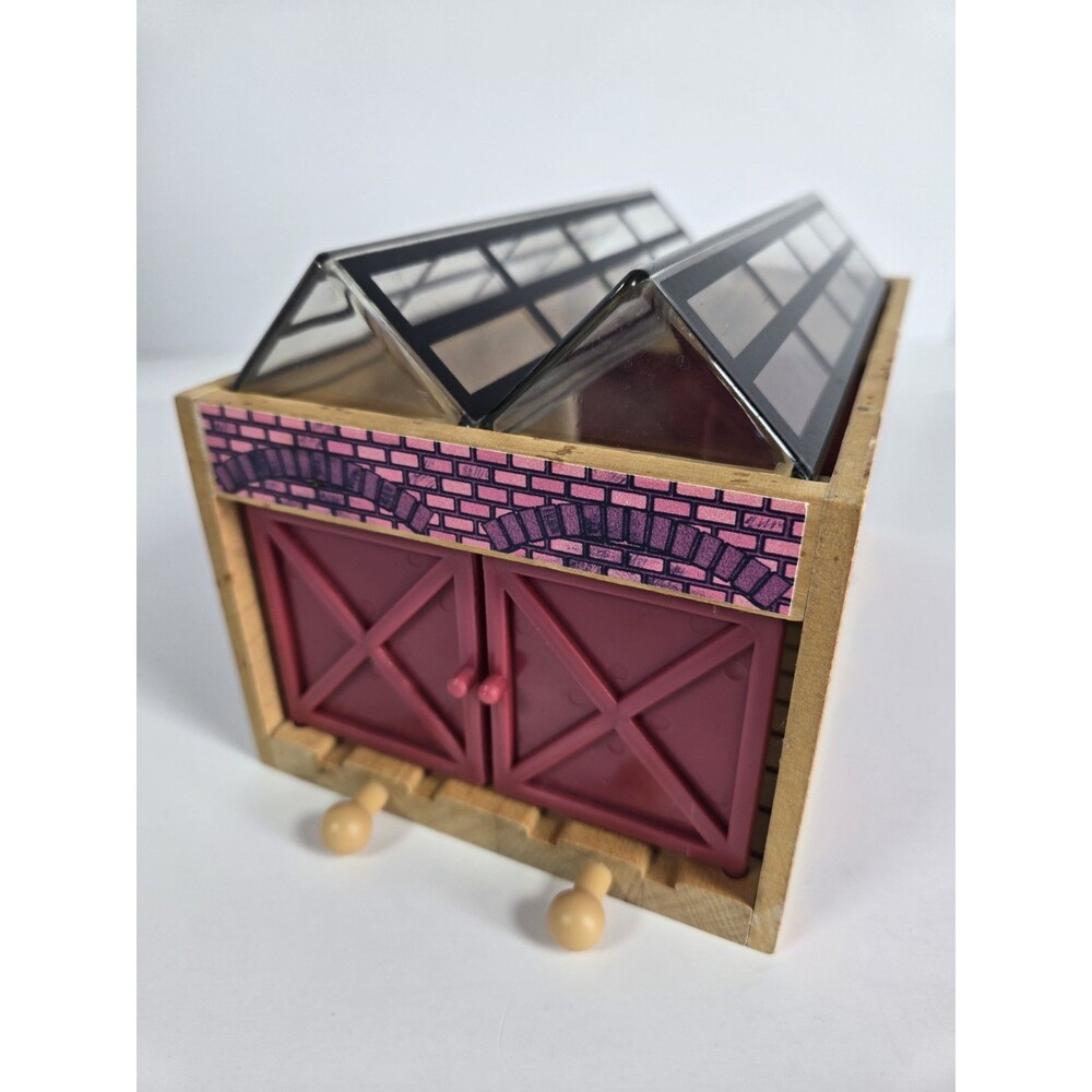 Thomas Wooden Railway The Works Engine Repair Shop Vintage Learning Curve